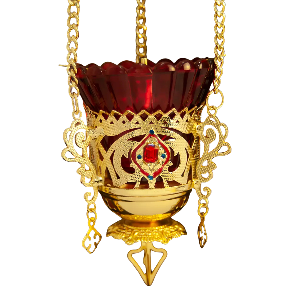 Hanging Oil Lamp with Cup