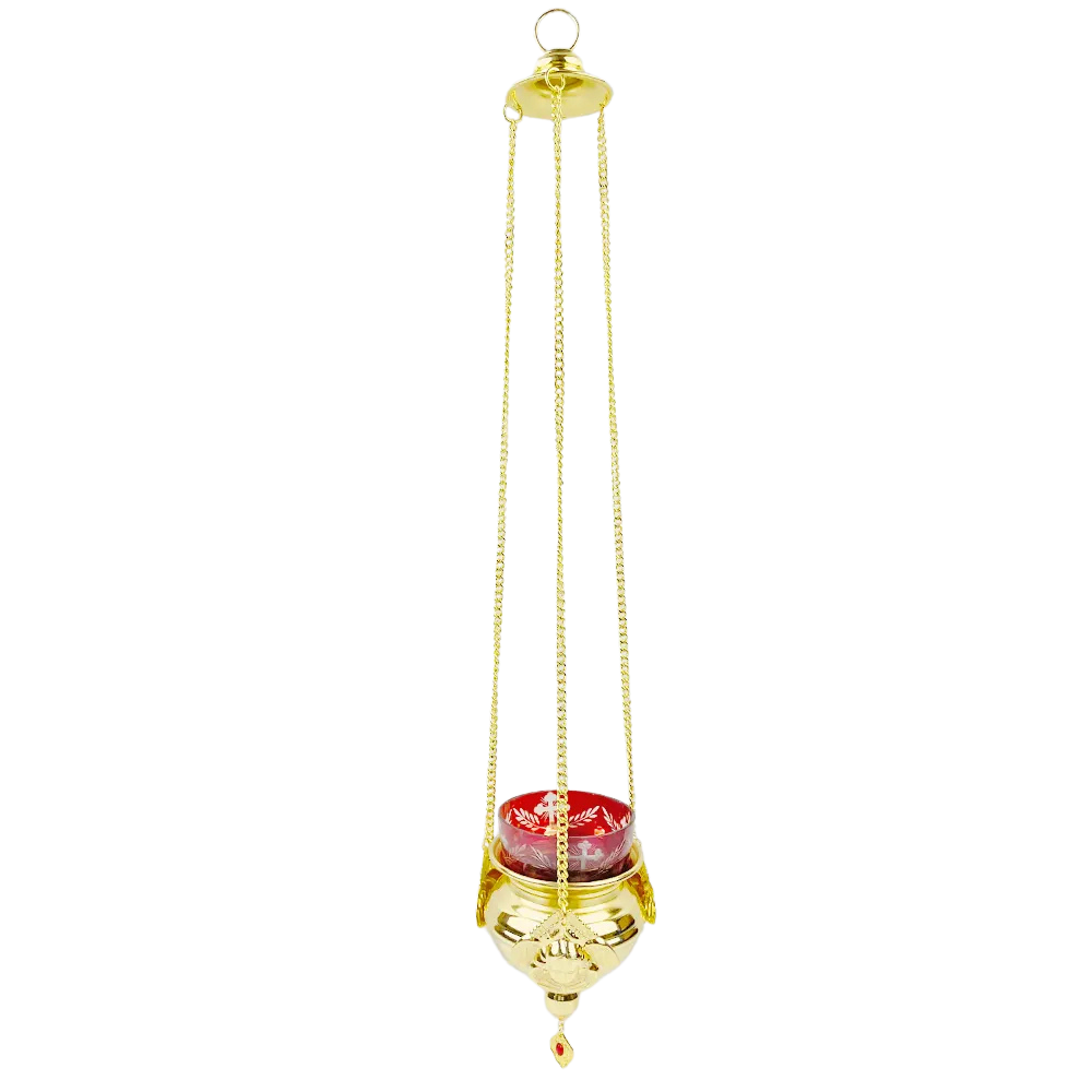 Hanging Oil Lamp with Cup