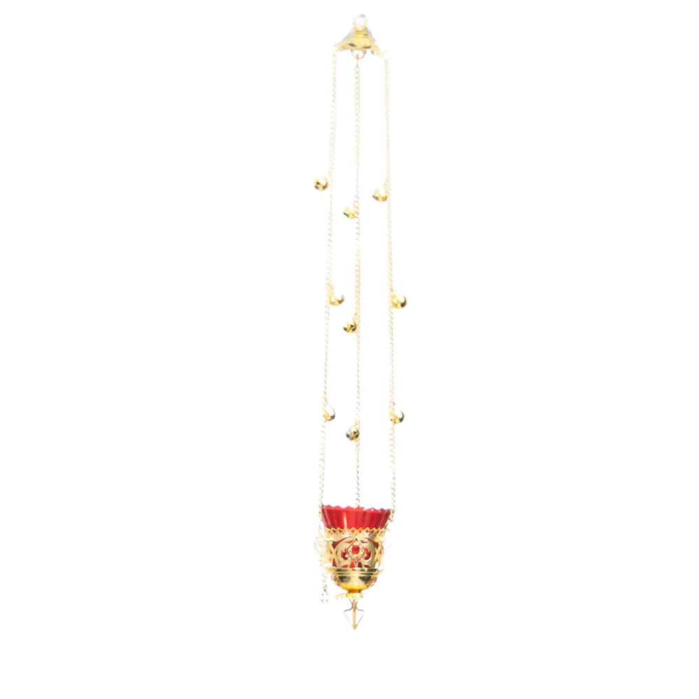 Hanging Oil Lamp with Cup