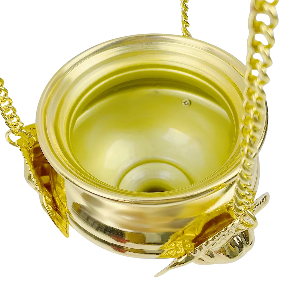 Hanging Oil Lamp with Cup