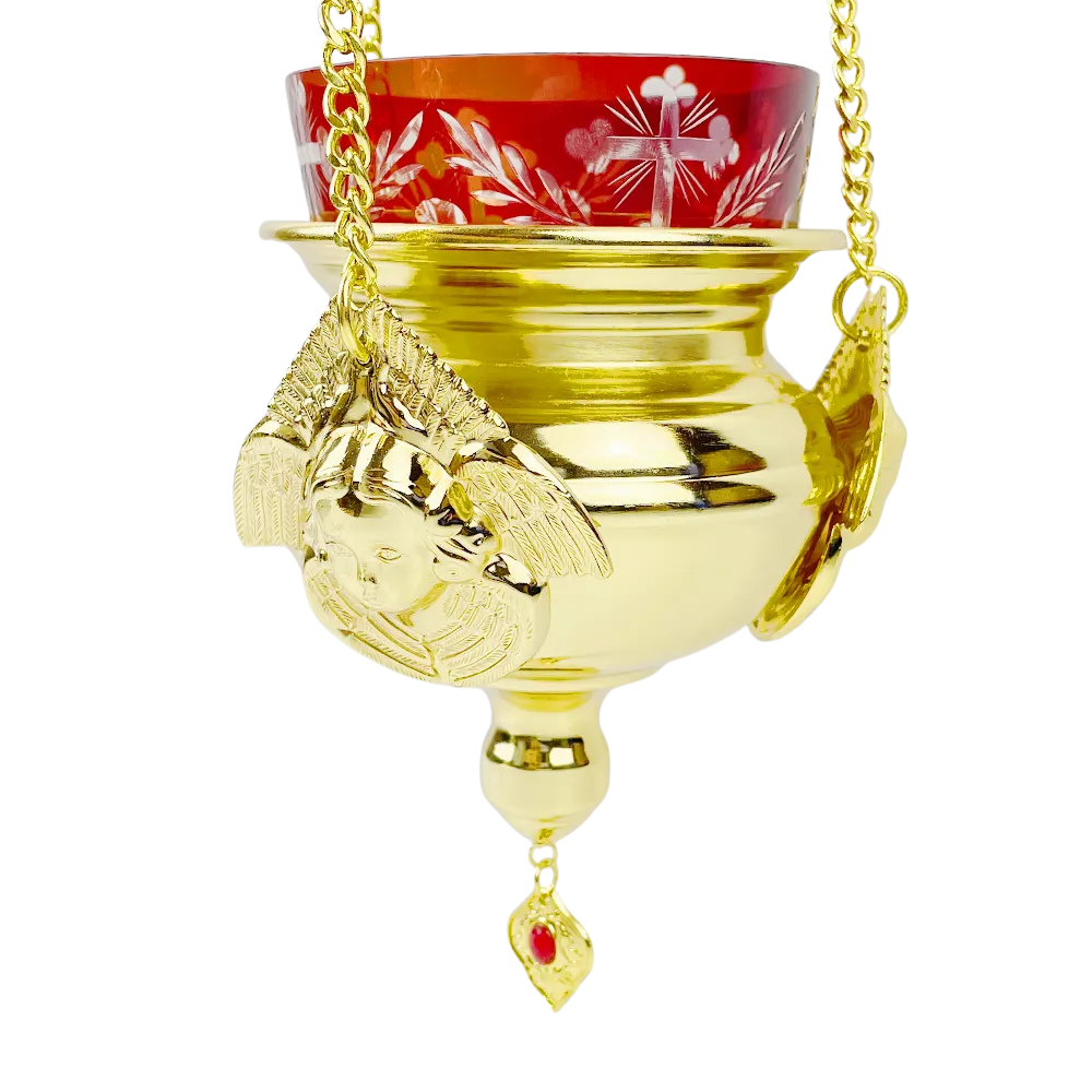 Hanging Oil Lamp with Cup