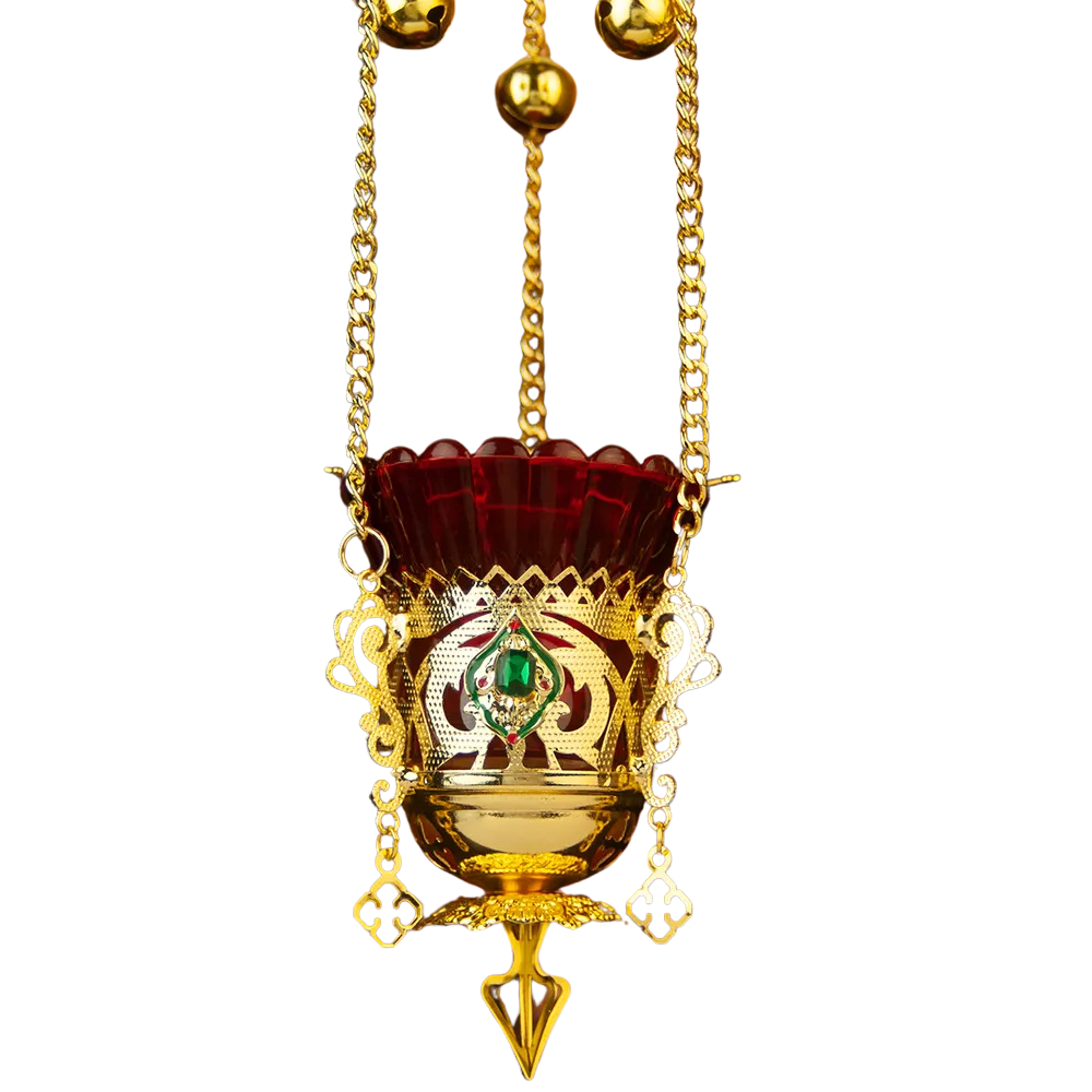 Hanging Oil Lamp with Cup