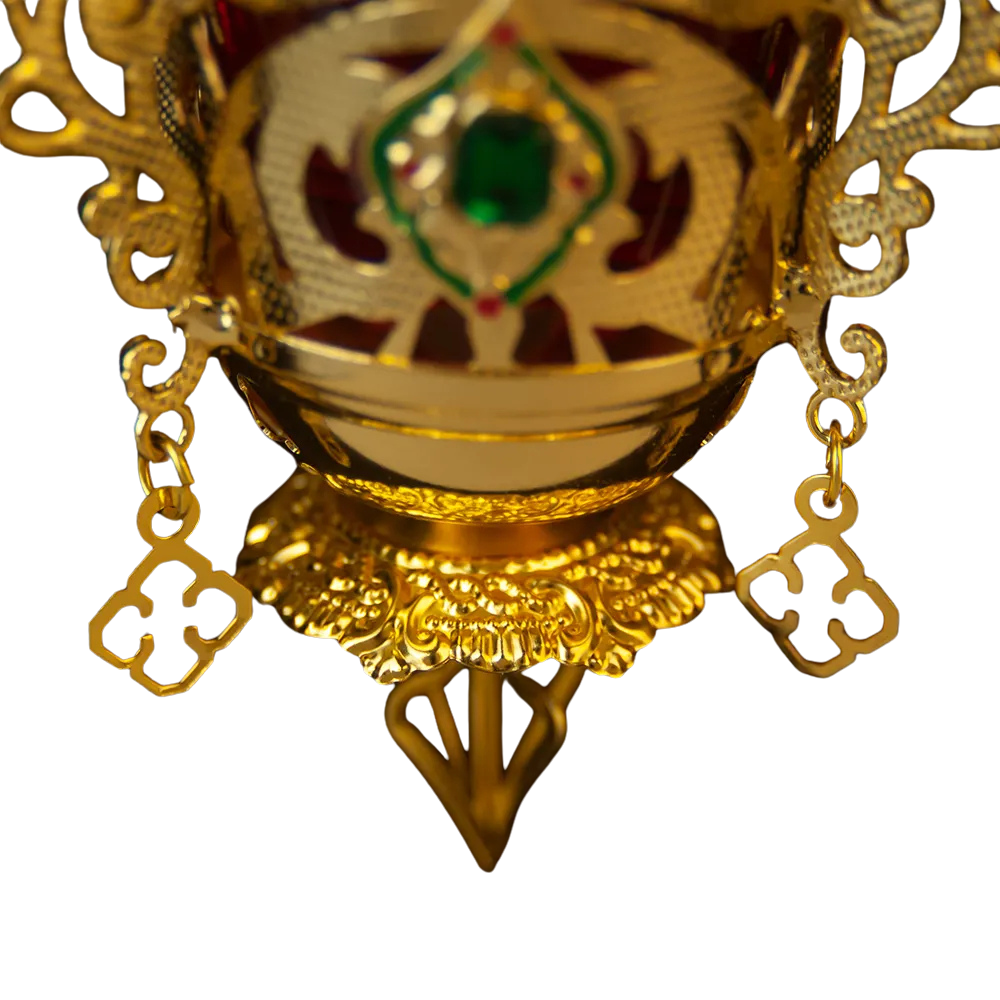 Hanging Oil Lamp with Cup